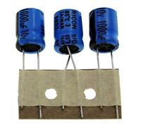 Condensateur Elko 20x radial 1000µF 10V | Condensateur électrolytique jusqu'à 85°C | 1000uF Electrolytic Capacitor from Ricon