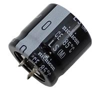 Condensateur Elko 2x radial 6800µF 25V | Condensateur électrolytique Snap-In jusqu'à 85°C | 6800uF Electrolytic Capacitor from Nichicon
