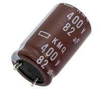 Condensateur Elko 5x radial 82µF 400V | Condensateur électrolytique jusqu'à 105°C | 82uF Electrolytic Capacitor from UCC