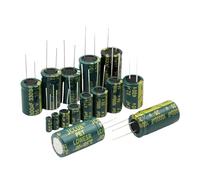 Condensateur en aluminium 6,3 V, 10 V, 16 V, 25 V, 35 V, 50 V, 63 V, 100 V, 400 V, 450 V, 100 µF, 220 µF, 330 µF, 470 µF, 680 µF, 1000 µF, 1500 µF, 2200 µF, 3300 µF, 10000 µF(20pcs 25v470uf 8x12)