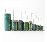 Condensateur en aluminium haute fréquence et basse, 6.3V, 10V, 16V, 25V, 35V, 47UF, 68UF, 100UF, 220UF, 330UF, 470UF, 560UF, 680UF, 820UF, 2 à 50 pièces(10V680UF 8X12 20PCS)