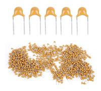 Condensateur en céramique, condensateurs à puce en céramique en ligne monolithique 1UF pas de broche 5,08MM DC50V déviation 10% 1000 pièces accessoire de condensateur Composant