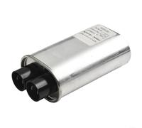 Condensateur haute tension pour four à micro-ondes, 0,85 - 1,08 μF, 7,5 x 5,5 x 3,5 cm, pièce de rechange en métal argenté pour micro-ondes domestique (1,00 UF)