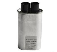 Condensateur haute tension pour four à micro-ondes, 0,85 - 1,08 μF, 7,5 x 5,5 x 3,5 cm, pièce de rechange en métal argenté pour micro-ondes domestique (1,05 UF)