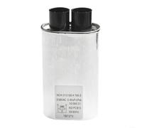 Condensateur haute tension pour four à micro-ondes, 0,85 - 1,08 μF, 7,5 x 5,5 x 3,5 cm, pièce de rechange en métal argenté pour micro-ondes domestique (0,95 UF)