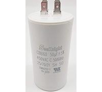 Condensateur jusqu'à 450 V ~ AC 8 µF-50 µF +-5 % Condensateur de démarrage Condensateur de moteur Condensateur de travail CBB60 (50 µF)