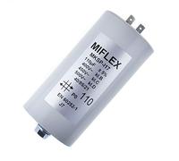 Condensateur Moteur 110μF 400 V 60 x 119 mm - Miflex - 110uF