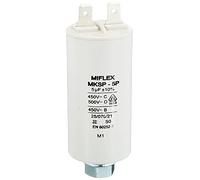Condensateur Moteur 5μF 450 V 30 x 58 mm mâle M8 ; Miflex ; 5uF
