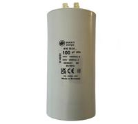 Condensateur permanent 100µF à cosses - Ø60x122mm