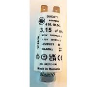 Condensateur Permanent 3,15uF Faston 6,3mm Vis M8 25x50mm | Simple Faston, Vis M8, 25x50mm, 3,15uF, Connexion 6,3mm