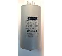 Condensateur permanent pour moteur, 45uF, 450V, Polypropylène métallisé, Borne Faston double, Comar