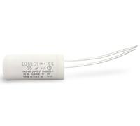 Condensateur Permanent pour Moteur Électrique, 1,5 µF - Ø 25 mm x 55 mm - Fabriqué en Italie