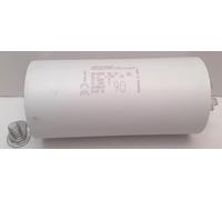 Condensateur pour moteur ICAR, 90 μF, 450 V, polypropylène, cosses faston 6,3 mm, fixation écofil métal