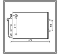 Condenseur, climatisation PRASCO RN306C001