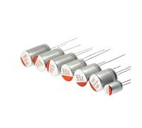 Condensateur solide polymère 6,3 V 10 V 16 V 25 V 35 V 50 V 100 V 4,7 uF 10 uF 22 uF 33 uF 47 uF 68 uF 100 uF 220 uF 270 uF 330 uF 470 uF 1000 uF 2200 uF(6.3V 270uF 5x7)