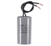 Condensateur SOURCING MAP CBB60 Marche 8uF 450V AC 2 Fils 50/60Hz Cylindre 66x35mm pour Air Compresseur Eau Pompe Moteur