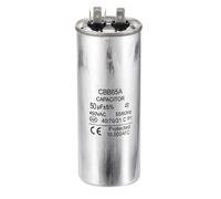 Condensateur SOURCING MAP Cbb65 50Uf 50Mfd 1pcs Ac 450V 6 Broches Aluminium Boîtier pour Air Climatiseur Moteur 1.95 X 4.88 pouce