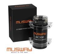 Condensateur tampon Musway MC500 Pufferelko Powercap 0,5 Farad avec support i...