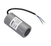 Condensateur VOCOSTE CD60 200uF 275V AC 2 fils 50-60Hz Film polypropylène Aluminium Démarrage moteur Gris 1Pcs