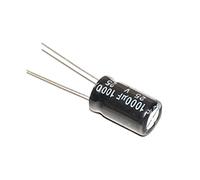 Condensateurs 10PCS Condensateur électrolytique en aluminium 1000 uf 25v Taille 10 * 17mm 25 V / 1000 UF Condensateur électrolytique 1000UF 25V Appareils électroniques