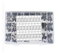 Condensateurs 500 Pcs/lot 16 V-50 V 24 valeurs ensemble de condensateurs électrolytiques 0.1 UF-1000 UF mélanger des condensateurs électrolytiques kit assorti bricolage paquet électronique Appareils é