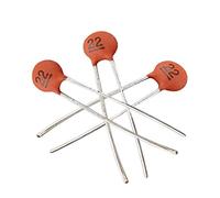 Condensateurs à disque céramique radiaux basse tension 100 x 22pF 50 V (100 x 22pF 50 ν Niederspannungs-Radial-Keramikscheibenkondensatoren Components Composant