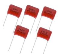 Condensateurs de tonalité de guitare 0,047uF 5 pcs condensateurs de réduction du bruit pour guitare électrique (473J 400V)