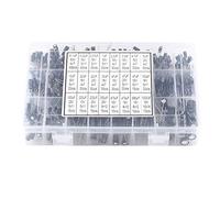 Condensateurs électrolytiques - 500pcs 24 Valeurs Aluminium Assortiment Kit 10V ~ 50V 0.1uF à 1000uF