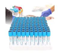 condensation, Aucun tubes additifs de coagulation collection sang vide d'ANIMAL FAMILIER multicolores 3/5/10ml(Blue,3ml)