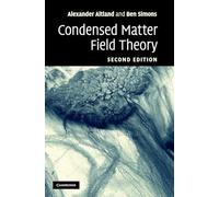 Condensed Matter Field Theory