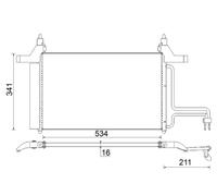 MAHLE AC 790 000S Condenseur, climatisation