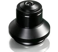 Condenseur À Fond Noir pour Microscope, Condenseur Optique Sec, Monture 37 Mm avec Ouverture De 30 Mm, Diaphragme Central De 20 Mm Et Lentilles en Verre pour Microscopes Biologiques