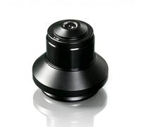 Condenseur À Fond Noir Sec pour Microscopes Composés, Condenseur Intégré pour Microscope Biologique Composé De 37 Mm, avec Objectif De 30 Mm Et Diaphragme Central De 20 Mm, pour Lobservation en
