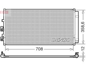 Condenseur, climatisatio DENSO DCN10062 pour FORD FOCUS IV (HN) 2 2018-2025