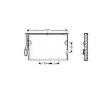 Condenseur, climatisation AVA COOLING BW5191