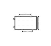 Condenseur, climatisation AVA COOLING CN5290D AVA