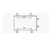 Condenseur, climatisation AVA COOLING MZ5284