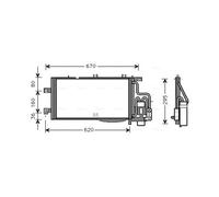 Condenseur, climatisation AVA COOLING OLA5310D