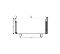 Condenseur, climatisation AVA COOLING TO5660D