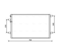 Condenseur, climatisation AVA COOLING VN5379 AVA