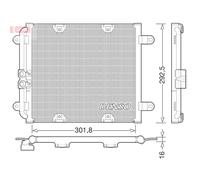 Condenseur, climatisation DENSO DCN02028