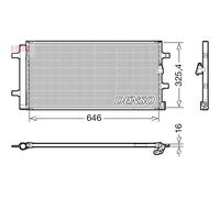 Condenseur, climatisation DENSO DCN02041