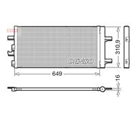 DENSO DCN05104 Condenseur, climatisation