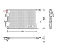 DENSO DCN20007 Condenseur, climatisation