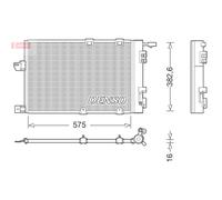 Condenseur, climatisation DENSO DCN20038