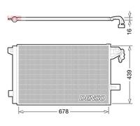 Condenseur, climatisation DENSO DCN32063