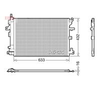 Condenseur, climatisation DENSO DCN33012