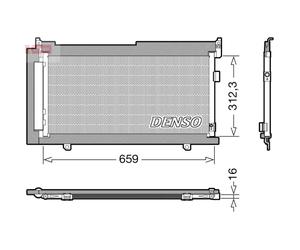 Condenseur, climatisation DENSO DCN36006