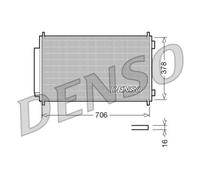 Condenseur, climatisation DENSO DCN40002