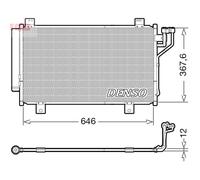 Condenseur, climatisation DENSO DCN44012